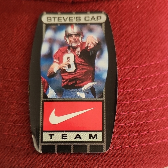 Nike Vintage Red SF Team 7 1/4 Fitted Cap - Picture 2 of 5